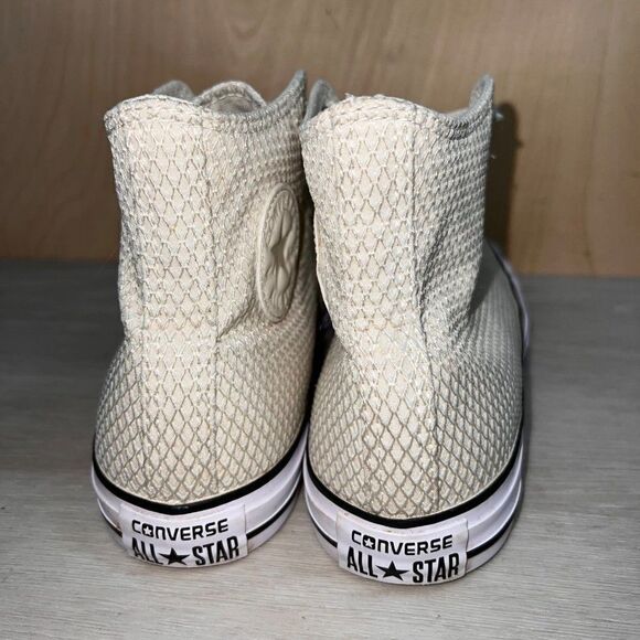 Converse Chuck Taylor CT All Star High Hautelook Texture Off White Women's 10 - Picture 5 of 11